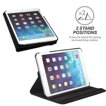 360 stopni obrotowy PU skórzane etui dla apple i pad mini 5 Smart Cover Stand tablet Funda dla ipad mini 4 Case Coque +folia+uchwyt