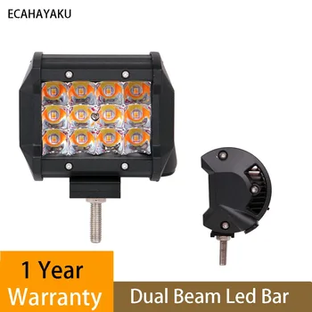 36W LED Work Light Bar z 5 świetlnymi trybami 12V 24V bar Lamp off road lights dla SUV 4x4 ATV RZV JEEP Boat Offroad truck Tractor