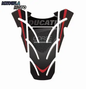 3D motocykl tank Pad Protector case dla ducati logo naklejki