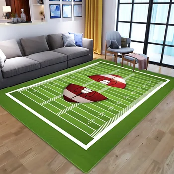 3D zielony piłka nożna dywan dziecięcy pokój baseball dywan polu salon sypialnia pokój dzienny dywaniki dzieci duże dywany w domu indywidualne