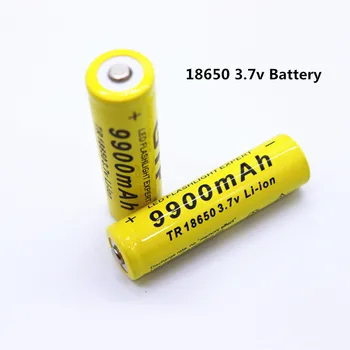 4-20 szt./lot akumulator 18650 3.7 W 9900 mah akumulator liion bateria do latarki led latarka batery litio bateria+ Darmowa dostawa