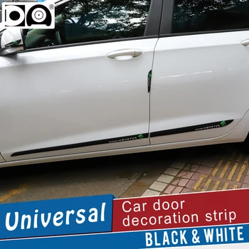 4 szt. motoryzacja drzwi wydłuża противоударную pasek Edge Guard protector Car decor czarny/biały korzystanie z samochodowej drzwi nadaje się do wszystkich modeli samochodów