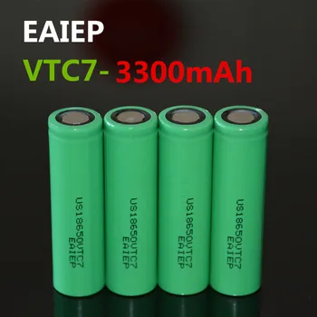 4 szt. / partia EAIEP US18650VTC7 18650 3300mah produkty elektroniczne akumulator o dużej pojemności mobilna bateria power