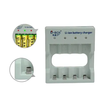 4 sztuki 1,5 v AA 3000mWh bez efektu pamięci aa akumulator litowo-polimerowy akumulator litowo-jonowy polimerowy akumulator litowy + 4 gniazda USB ładowarka