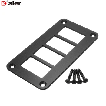 4 Way Aluminum Rocker Switch Panel Housing Holder FOR ARB Carling Narva Boat Type Auto Parts Switchers Parts