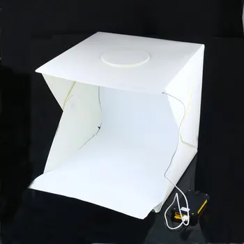 40 cm duży rozmiar składany ulubionych fotografia studio fotograficzne softbox LED Light softbox zdjęcia w tle zestaw Light box typ przycisku