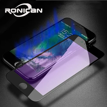 4D hartowanego szkła dla iphone 7 8 6 6s Plus Anti Blue Light Screen Protector Full Cover Glass Film dla iphone 11 12 Pro X XS Max