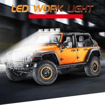 4inch LED Car Work Light Bar Spotlight Foglight SUV Offroad Driving Lamp Universal Spot Flood Combo oświetlenia pomocniczego wodoodporny