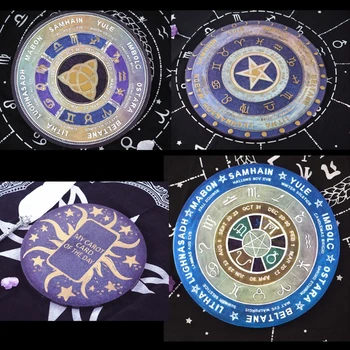 4szt astrologia prasowania żywicy formy Słońce Księżyc Gwiazdy Tarot karty podajnik formy czary