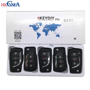 5/10 szt./lot KEYDIYl KD MINI B13/B13-2+1 3 przyciski zdalnego sterowania dla Toyota Style KD900/KD-X2 Key Programmer B Series Remote Control