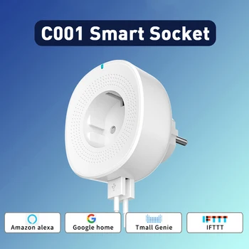 5/3/2/1 szt. 10A Smart WiFi Socket EU Plug podwójny interfejs USB statystyki energii elektrycznej Smart Plug praca z Alexa Google Home