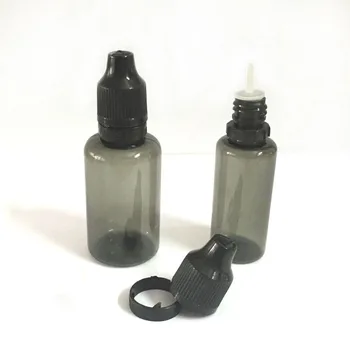 5 ml 10 ml 15 ml 30 ml z tworzyw sztucznych skompresowane Тамперпробиваемые butelki czarne PET, plastikowe butelki z kroplomierzem z dziecięcym Тампером oczywista pokrywa 0C