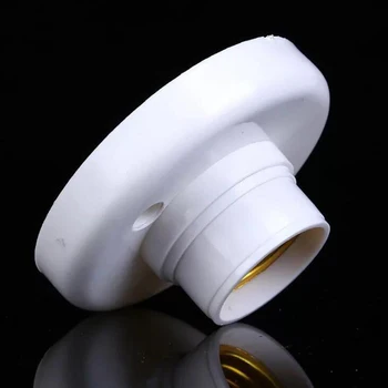5 szt. бакелитовая płaska lampa podstawy E27 sprężyna pokrywa gniazda E27 uchwyt lampy dla gospodarstwa domowego energooszczędnej lampy