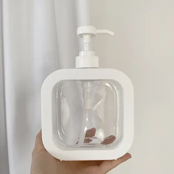 500 ml butelka mydła łazienka butelki do przechowywania prysznic wielokrotnego użytku z tworzyw sztucznych wymienne szampon prasy butelka mydło w płynie dozownik