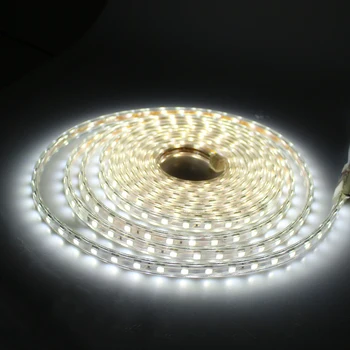 50M 60 LED/ metr Cool Warm White LED Strip Light Ultra Bright 5050 SMD LED Outdoor Garden Home, Strip Rope Light Wodoodporny D25