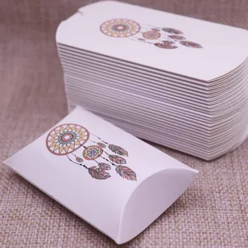 50szt 2019New Catch Dream pudełko popularny projekt pudełko prezent biżuteria opakowanie kolorowy karton, papier poduszka skrzynia karton