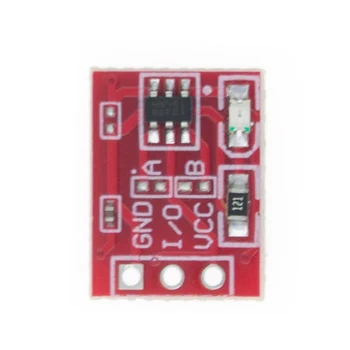 50szt nowy moduł przycisku tabliczki dotykowej TTP223 pojemnościowy typ jednokanałowy ograniczonym poślizgu czujnik przełącznik dotykowy (hong)
