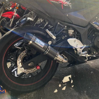 51 mm uniwersalny motocykl włókna węglowego tłumik wydechu DB Killer E-MARK lewy prawy boczny ucieczka do Yamaha YZF R6 FZ6N BK400 Z900