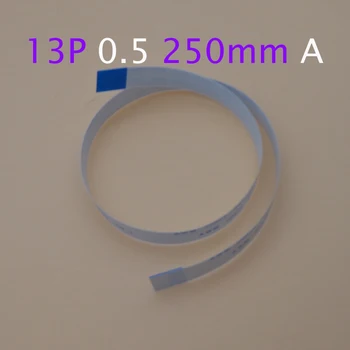 5szt 13pin FFC FPC płaski giętki kabel krok 0,5 mm 13 pin A z przodu długość 250 mm 25 cm taśma elastyczny kabel AWM 20624 80C 60V VW-1