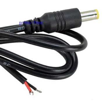 5szt 1m DC Power Cable With 5.5X2.1mm Plug Male Jack Plug Connector for CCTV LED Strip Light