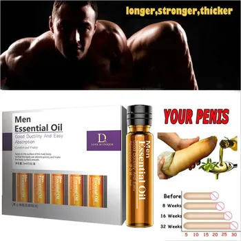 5szt penisa pogrubienie wzrost człowiek wielki kutas wzrost płynny członek erekcja zwiększyć mężczyźni opieki zdrowotnej zwiększyć olejki do masażu