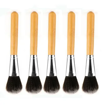 5szt pędzle do makijażu okrągła głowica bambusowy długopis puder blush brush Foundation brush kosmetyki profesjonalne narzędzia do makijażu
