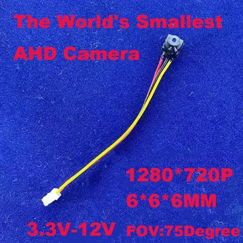 6*6 mm najmniejsza mini-kamera AHD 720P kamera bezpieczeństwa Mini AHD CCTV kamera kryty strona Główna mała AHD kamery cctv video Cam