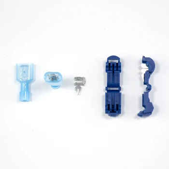 60/90/150pair set Break Free Line Main Line Branch Wiring Clip T Type Connecting Clip Combination Boxed Terminal 120/180/300szt