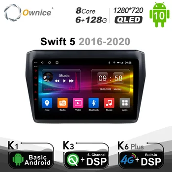 6G+128G Ownice Android 10.0 samochodowy odtwarzacz dvd dla Suzuki Swift 2018 stereo GPS Navi radio samochodowe 2 Din audio odtwarzacz wideo 4G LTE DSP SPDIF