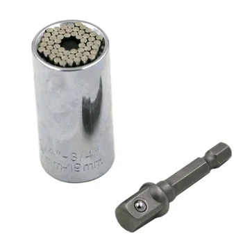 7-19 mm uniwersalny klucz dynamometryczny Zestaw nasadowych tulei moc wiertarki z grzechotką tuleja klucz Klucz magiczny multi narzędzia ręczne
