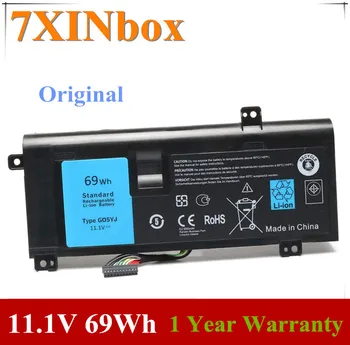 7XINbox 11.1 V 69Wh G05YJ 0G05YJ bateria do laptopa DELL Alienware 14 A14 M14X R3 R4 ALW14D Y3PN0 8X70T