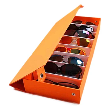 8 Siatka Okulary Przeciwsłoneczne Etui Do Przechowywania Okularów Wyświetlacz Glasswear Box Schludny Narzędzie Okulary Przeciwsłoneczne Etui Do Przechowywania Okularów Wyświetlacz