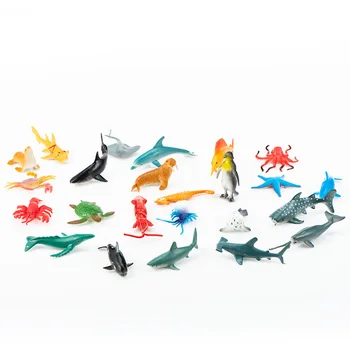 88 rodzajów symulacji życia morskiego zwierząt figurki 6-10 cm PVC rysunek kolekcjonerskie zabawki anime figurki figurki zabawki dla dzieci