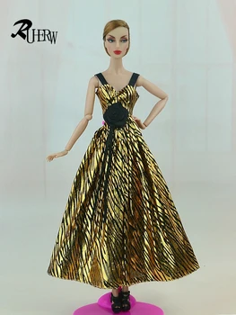 9 przedmiotów = sukienka + buty + wieszak ,2020 Nowa moda niepowtarzalny strój, ubrania dla lalki Barbie