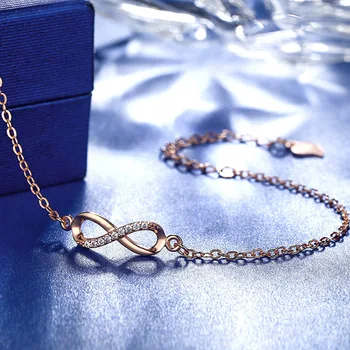 925 srebro nieograniczony bransoletka Nieskończona miłość panie bransoletka akcesoria dla kobiet matka wykwintne biżuteria sprzedaż