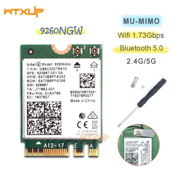 9260NGW karta sieciowa bezprzewodowa Wifi Intel 9260AC Dual Band 1730mbps NGFF 802.11 ac Wifi Bluetooth 5.0 na laptopa Windows 10