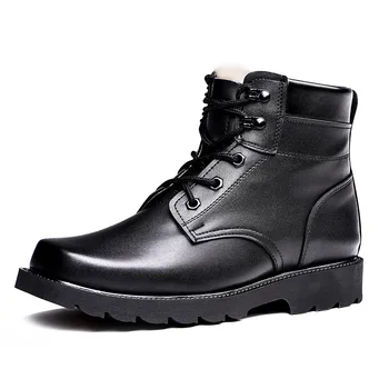 A12 2020Winter wojskowe buty męskie buty Martina plus, odzież ciepłe bawełniane buty na podeszwie stalowa bojowe buty buty narciarskie.