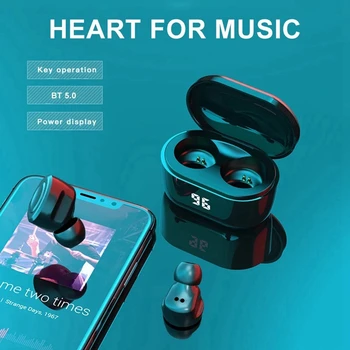 A6 True Wireless BT5.0 słuchawki gra w uchu IPX5 wodoodporne słuchawki sportowe