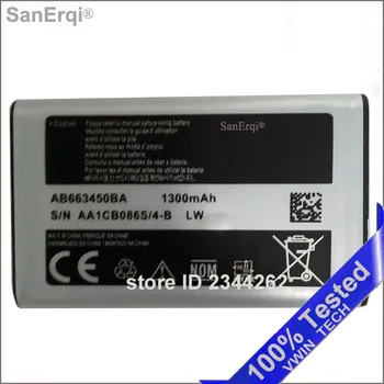 AB663450BA bateria do SAMSUNG Rugby II Rugby II A847 Rugby III SGH-A847 SGH-A997 AB663450BA akumulator