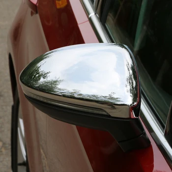 ABS chrom drzwi boczne samochodu lusterko wsteczne pokrywa dekoracja wykończenie nadaje się do golfa 7 MK7 akcesoria naklejki stylizacji samochodów