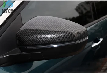 ABS chromowana lewa/prawa pokrywa lusterka samochodu pokrywa boczna skrzydła Shell Case listwy do Peugeot 3008 GT 3008GT 2017 2018 Akcesoria