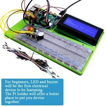 ABS Experiment Holder Kit platforma rozwoju układu dla Raspberry Pi 4B / 3B+ / 3B / 2B / B+,Zero/W, Mega 2560