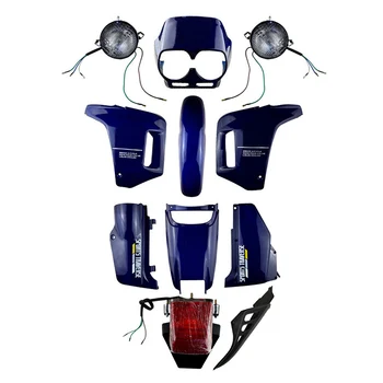 ABS plastik owiewka maski nadwozia zestaw dla Honda NX250 AX-1 Sport Trawers niebieski i czarny nowy