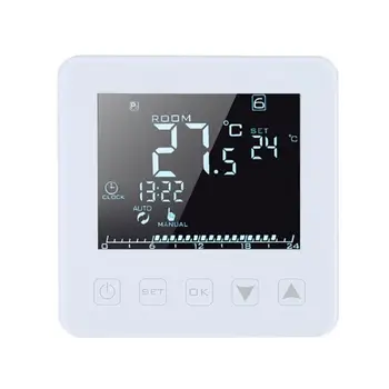 AC230-250V 16A programowalny ekran LCD elektryczna grzałka termostat regulator temperatury pokojowej Termometro