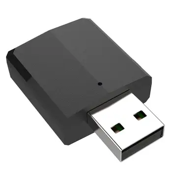 Adapter USB audio nadajnik odbiornik 3-w-1 3,5 mm Aux mini adapter PC telewizor stereo sound system słuchawki urządzenia