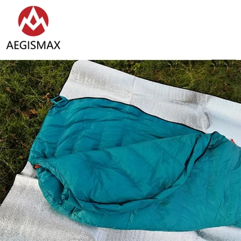 AEGISMAX NANO2 dorosły odkryty camping wiosna jesień Mumia Biały puch gęsi Сплайсируемый śpiwór przenośny lazy bag