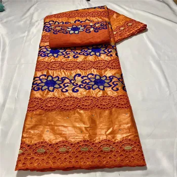 Afrykańska tkaniny Bazin riche z brode najnowsza moda haft bazin koronki tkaniny z netto koronką 7 metrów 3L102801