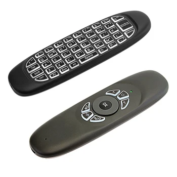 Air Mouse English Mini Keyboard C120 2.4 GHz bezprzewodowy żyroskop pilot zdalnego sterowania dla systemu Android TV Box