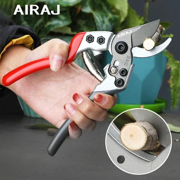 AIRAJ 7/8in nowe nożyce do przycinania bonsai szczepienie nożyce do żywopłotu Nożyce do cięcia stali nierdzewnej cięcia 30 mm grube gałęzie i PVC rury