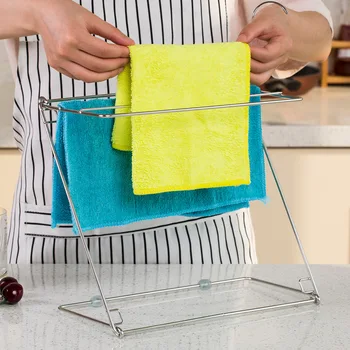 AIWILL 304 stal nierdzewna materiał suszarka kuchenne ściereczki kuchenne ściereczki do osuszania ręcznik do suszenia anty-pleśń regał do przechowywania wisi
